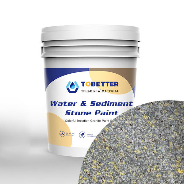 Imitação natural de Pedra Pintura de Parede de concreto Textura exterior Nippon Substitua água e sedimentos