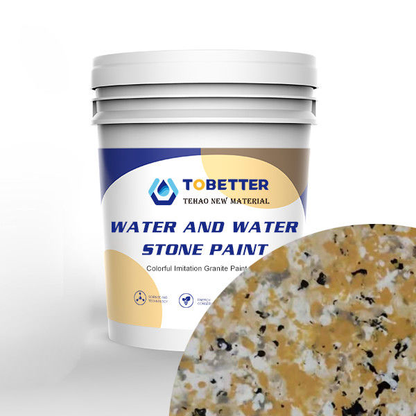 Imitação falsa de pintura de pedra pintura impermeável para paredes exteriores semelhante ao Dulux