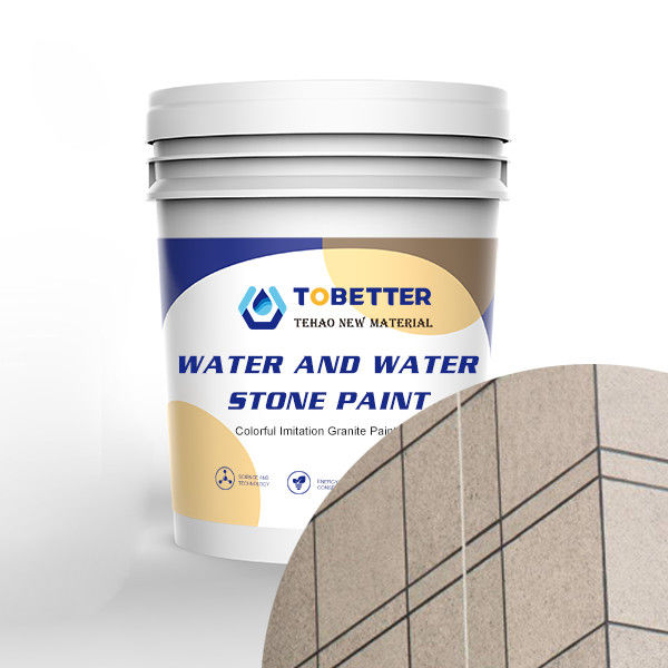 Construção de revestimento Imitação de pintura de pedra para paredes exteriores semelhantes a Nippon Base de construção multicolor