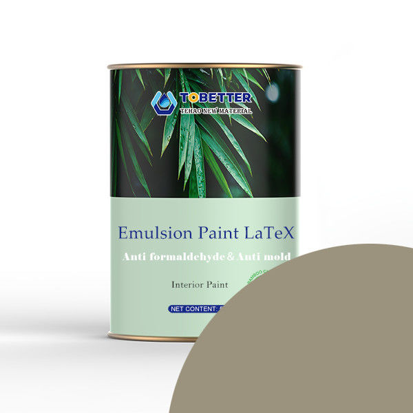 Antiformaldeído Resistente a manchas Mural interior opaco profundo Impressão à água Pintura com proteção UV